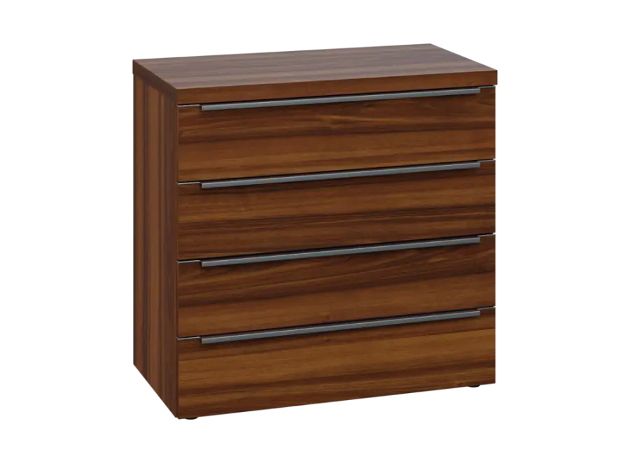 SIN 2 - 84Z kancelářská skříň, 4-zásuvková, 770x800x400, ořech královský